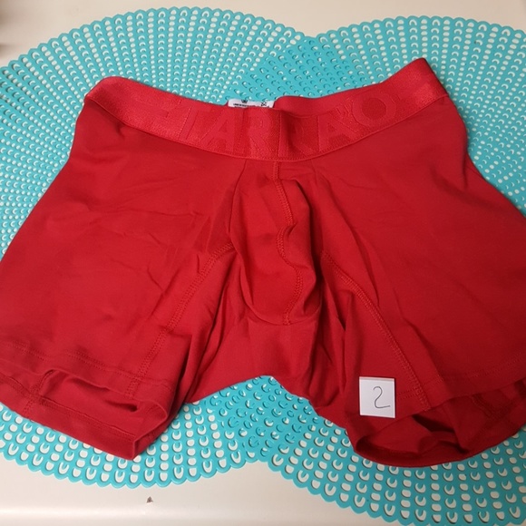SMALL SOLID MEN COLOMBIANS BOXERS - Picture 2 of 5